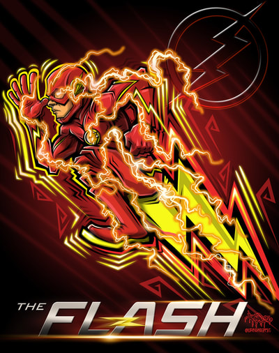 #Flash
#CW #WB #DCComics #JesseHernandez
Excluisve poster for SDCC
@UrbanAztec ©2017
by: Jesse Hernandez